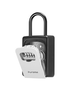 Caja de Llave Puroma Grande con Combinación Reajustable Gris