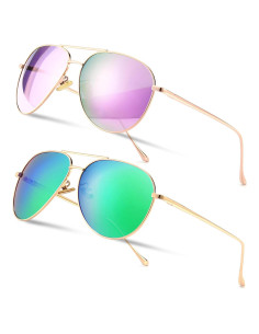 Gafas de sol oversized SUNGAIT - Lentes polarizados UV