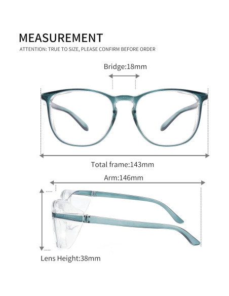 Gafas de Seguridad Alsenor UV Antiempañante 2 Paquetes