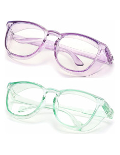 Gafas de seguridad Alsenor antiempañante UV azul 2 pack