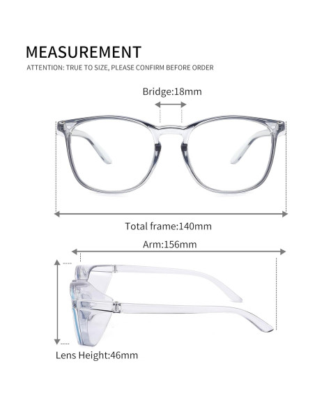 Gafas de seguridad Alsenor con antiempañante y UV - 2 pack