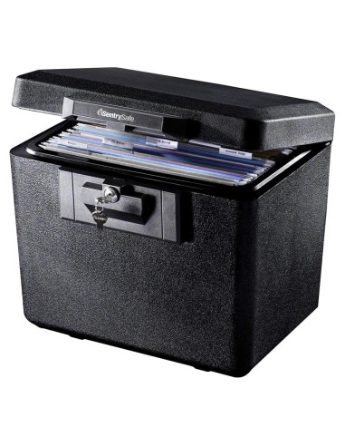 Caja de Documentos Ignífuga SentrySafe 1170 Negra 34.5x38.9x30.7cm