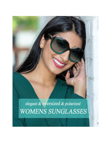 Gafas de sol Joopin grandes para mujer, polarizadas UV400