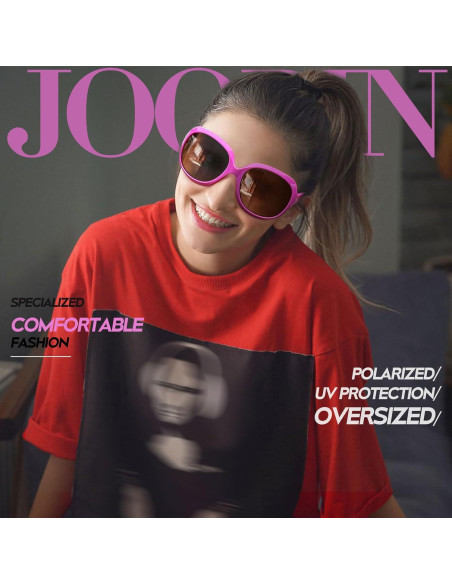 Gafas de sol grandes Joopin para mujer, polarizadas UV400 Gafas de sol grandes Joopin para mujer, polarizadas UV400