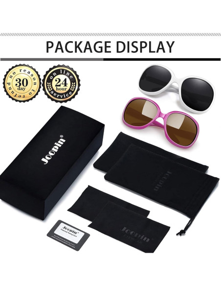 Gafas de sol grandes Joopin para mujer, polarizadas UV400 Gafas de sol grandes Joopin para mujer, polarizadas UV400