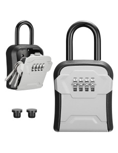 Caja de Seguridad Puroma Gris, Montada en Pared, 4 Dígitos