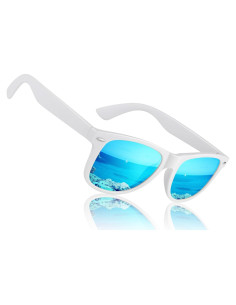Gafas de sol polarizadas Sunier UV400 retro para hombre y mujer