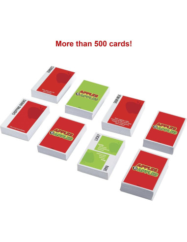 Juego de Cartas Apples to Apples Mattel 500 Tarjetas Diversión