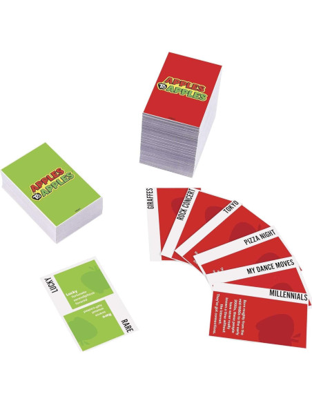 Juego de Cartas Apples to Apples Mattel 500 Tarjetas Diversión