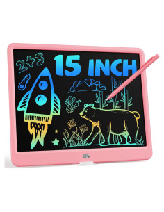 Bravokids Tableta de Escritura LCD 15 cm Rosa para Niños