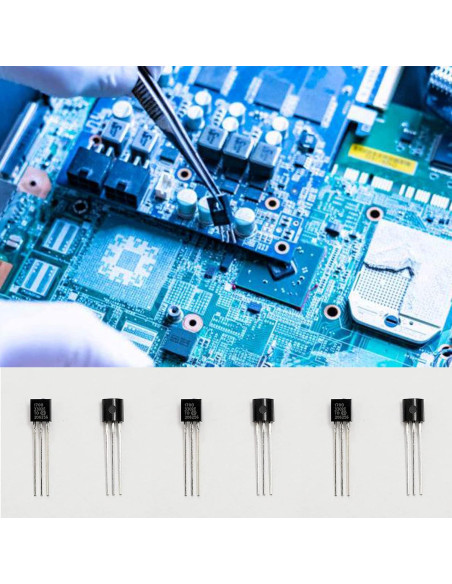 Regulador de Voltaje LDO MCP1700-3302E TO-92 3.3V 20 Piezas