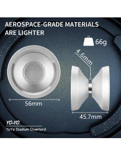 Yoyo No Responsivo HKSOD de Metal para Niños y Adultos 2
