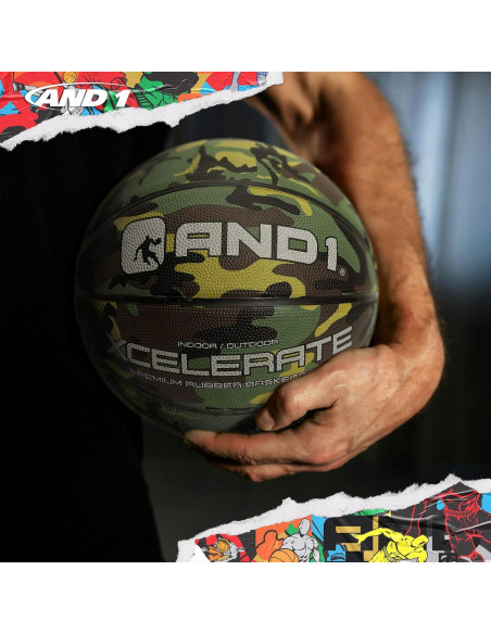 Balón de Baloncesto AND1 Xcelerate Goma Tamaño 7