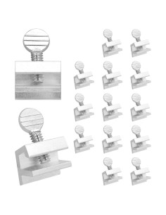 Candados de Seguridad para Ventanas Deslizantes Nuk3y - Aluminio, Paquete de 15