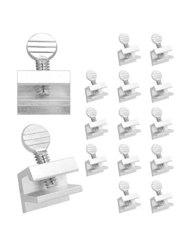 Candados de Seguridad para Ventanas Deslizantes Nuk3y - Aluminio, Paquete de 15