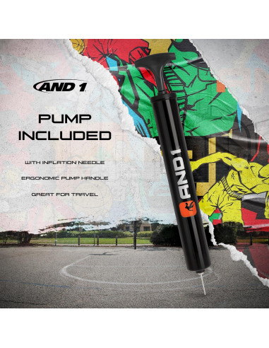 Balón de Baloncesto AND1 Xcelerate Goma Tamaño 7