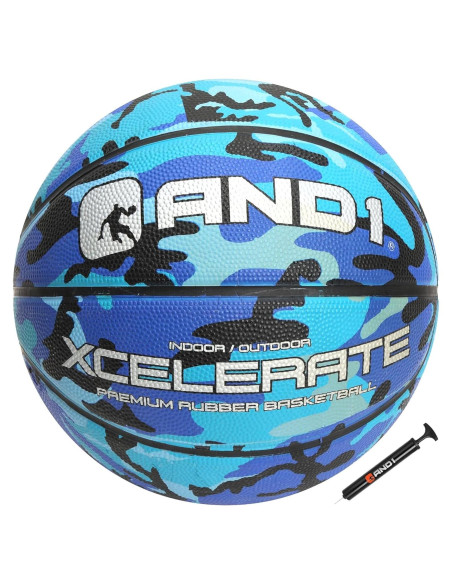 Balón de baloncesto AND1 Xcelerate Tamaño 7 con bomba