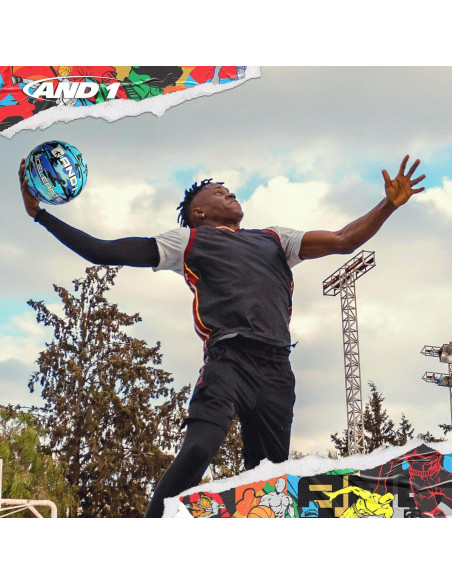 Balón de baloncesto AND1 Xcelerate Tamaño 7 con bomba