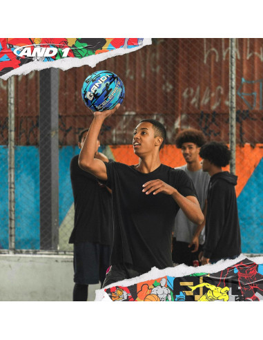 Balón de baloncesto AND1 Xcelerate Tamaño 7 con bomba