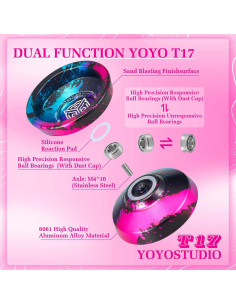 Yoyo Profesional YOYOSTUDIO H17 Doble Función con Accesorios 2