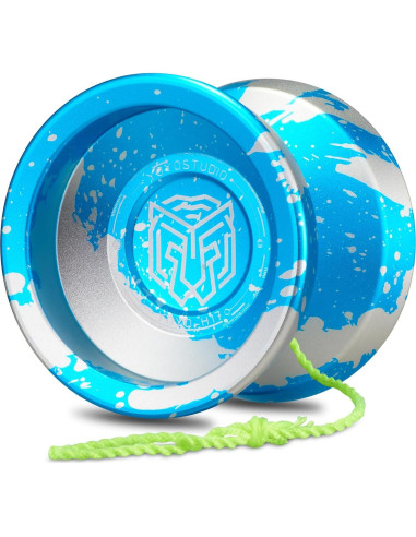 Yoyo Profesional YOYOSTUDIO H17 con Kit y Estuche Azul Plata