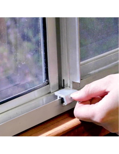 Candados de Seguridad para Ventanas Deslizantes Nuk3y - Aluminio, Paquete de 15