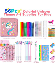 Juego de Marcadores Aromatizados MAIGOZON 53 Piezas Unicornio 2