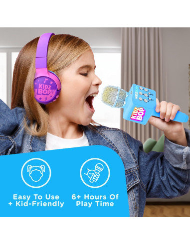 Micrófono Karaoke Kidz Bop Move2Play Azul | 4 Efectos de Voz