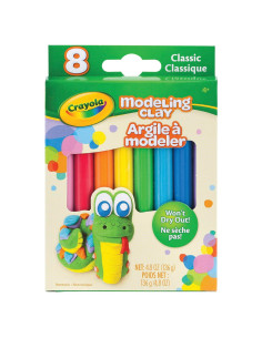 Arcilla para Modelar Crayola Set de 8 Colores 136g