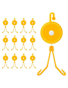 Yoyo Retráctil para Plantas VIVOSUN 12 PCS Amarillo 147 cm