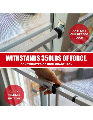 Barra de Seguridad Deslizante SecurityMan Ajustable 47.6-129.8 cm