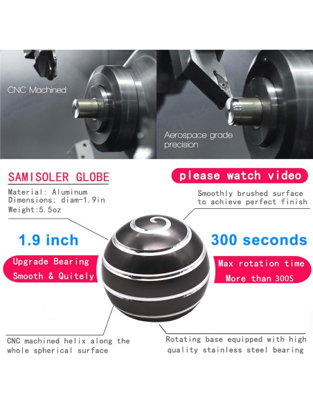 Juguete Cinético Samisoler 5 cm Alivio Estrés Oficina