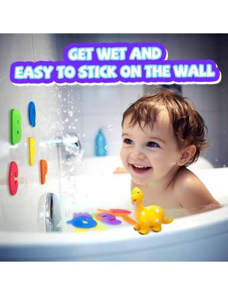 Juguetes de Baño Dinosaurios Hely Cancy 12 Piezas Sin Agujeros