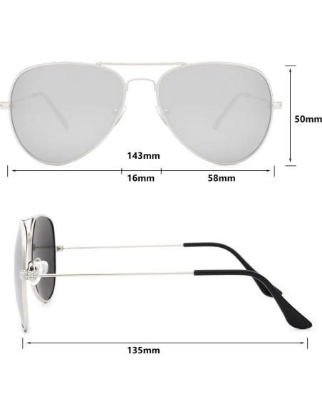 Gafas de Sol Livh Aviador Polarizadas UV400 Oro Verde/Naranja