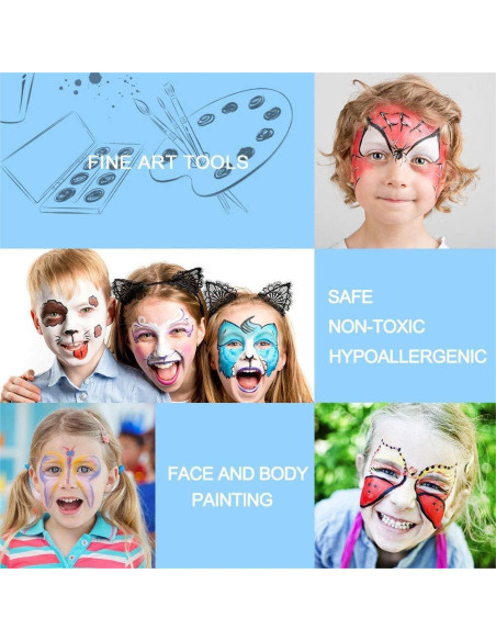 Barras de Pintura Tempera MayMoi 24 Colores Lavables