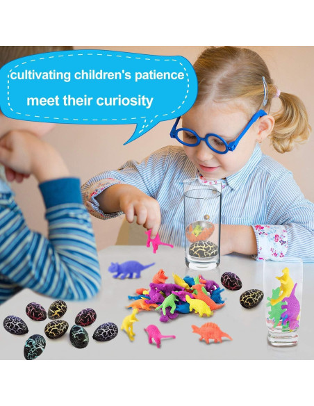 60 Piezas Huevos de Dinosaurio Mágicos iGeeKid para Pascua