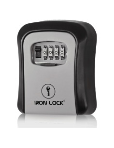 Caja de Llave Iron Lock Montaje en Pared Impermeable 4 Dígitos