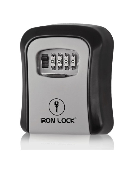 Caja de Llave Iron Lock Montaje en Pared Impermeable 4 Dígitos