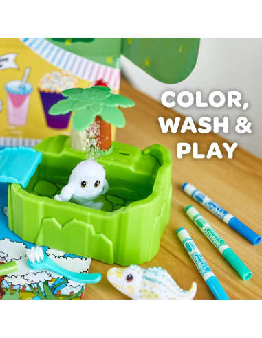 Crayola Scribble Scrubbie Zoológico Peculiar con 8 Animales