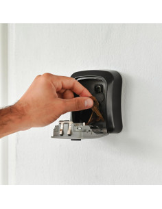 Caja de Llave Iron Lock Montaje en Pared Impermeable 4 Dígitos 2