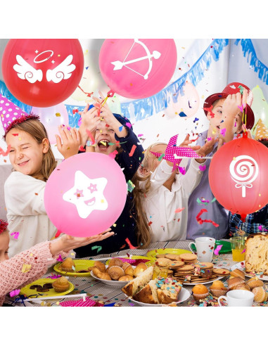 36 Globos de Golpe HSLCGF San Valentín Resistentes