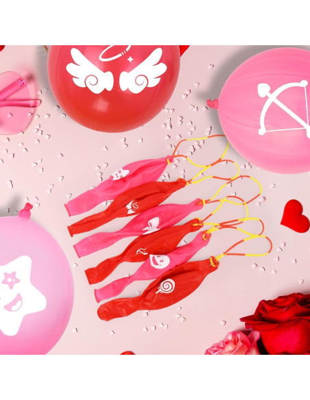 36 Globos de Golpe HSLCGF San Valentín Resistentes