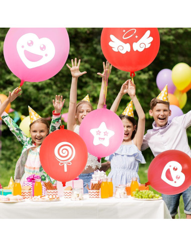 36 Globos de Golpe HSLCGF San Valentín Resistentes