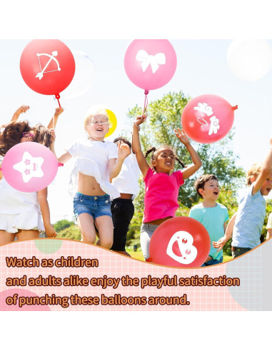 36 Globos de Golpe HSLCGF San Valentín Resistentes