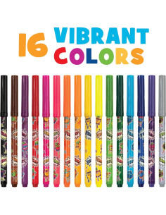 Smarkers Scentco - Marcadores Aromáticos Lavables 16 Colores 2