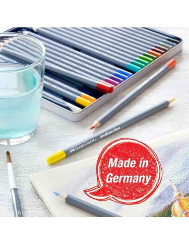 Lápices de Acuarela Faber-Castell Goldfaber Aqua - 12 Colores