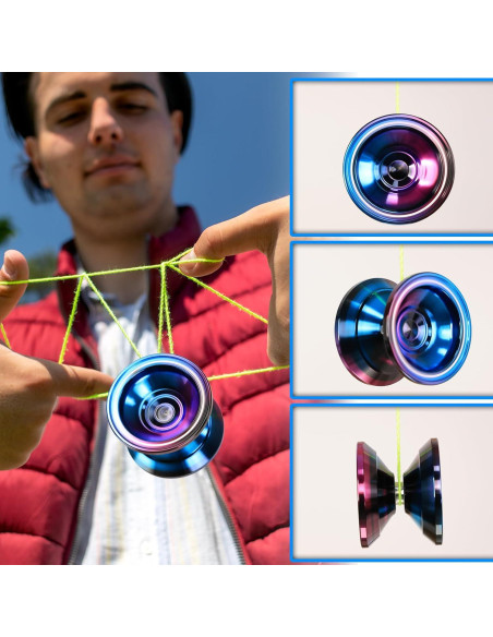 Yoyo Profesional WATIEOBOO M18 Metal 6061 para Trucos Yoyo Profesional WATIEOBOO M18 Metal 6061 para Trucos