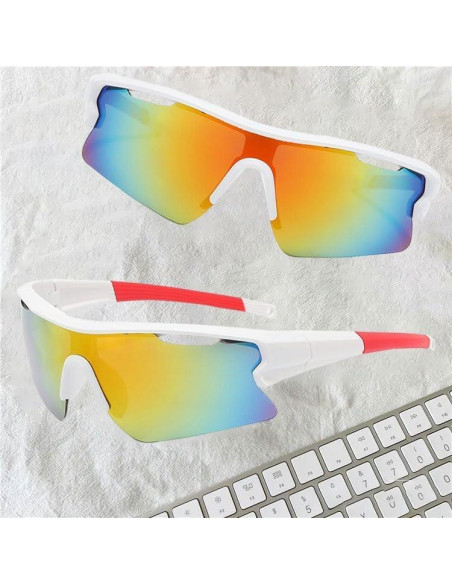 Gafas de sol deportivas WoodCloris UV400 para hombres y mujeres