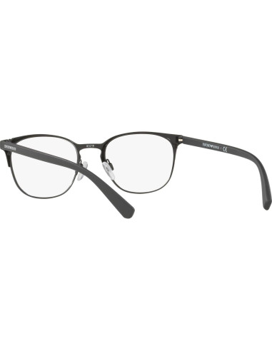 Gafas de sol ovaladas Emporio Armani EA1059, negro mate 53 mm