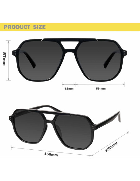 Gafas de Sol Aviador Mosanana Karry Lentes Polarizados Gafas de Sol Aviador Mosanana Karry Lentes Polarizados